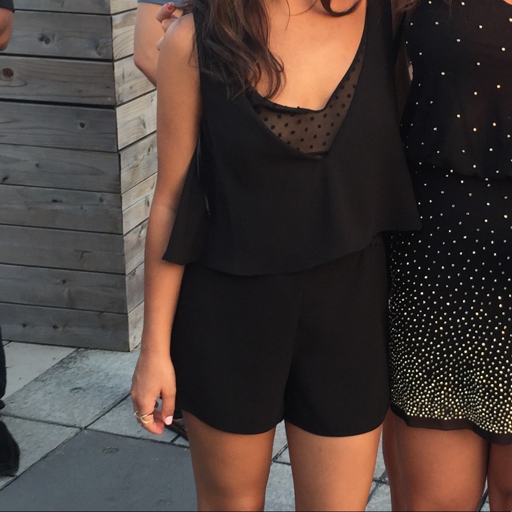 Zara black romper